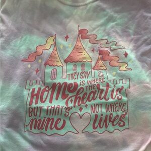 Disney Castle Graphic Tee with Taylor Swift Lyrics